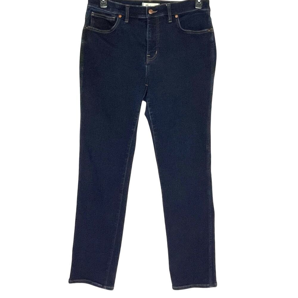 MADEWELL Women’s Midrise Stovepipe Dark Wash Jean size 30 - Picture 3 of 6